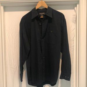 Jones New York Blue Long Sleeve Button Down